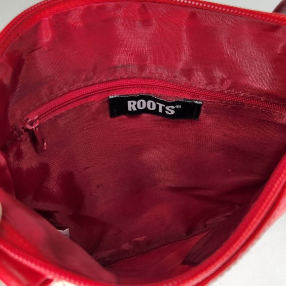 Vintage Roots Red & White Varsity Shoulder Bag Crossbody Purse Satchel - Picture 7 of 7